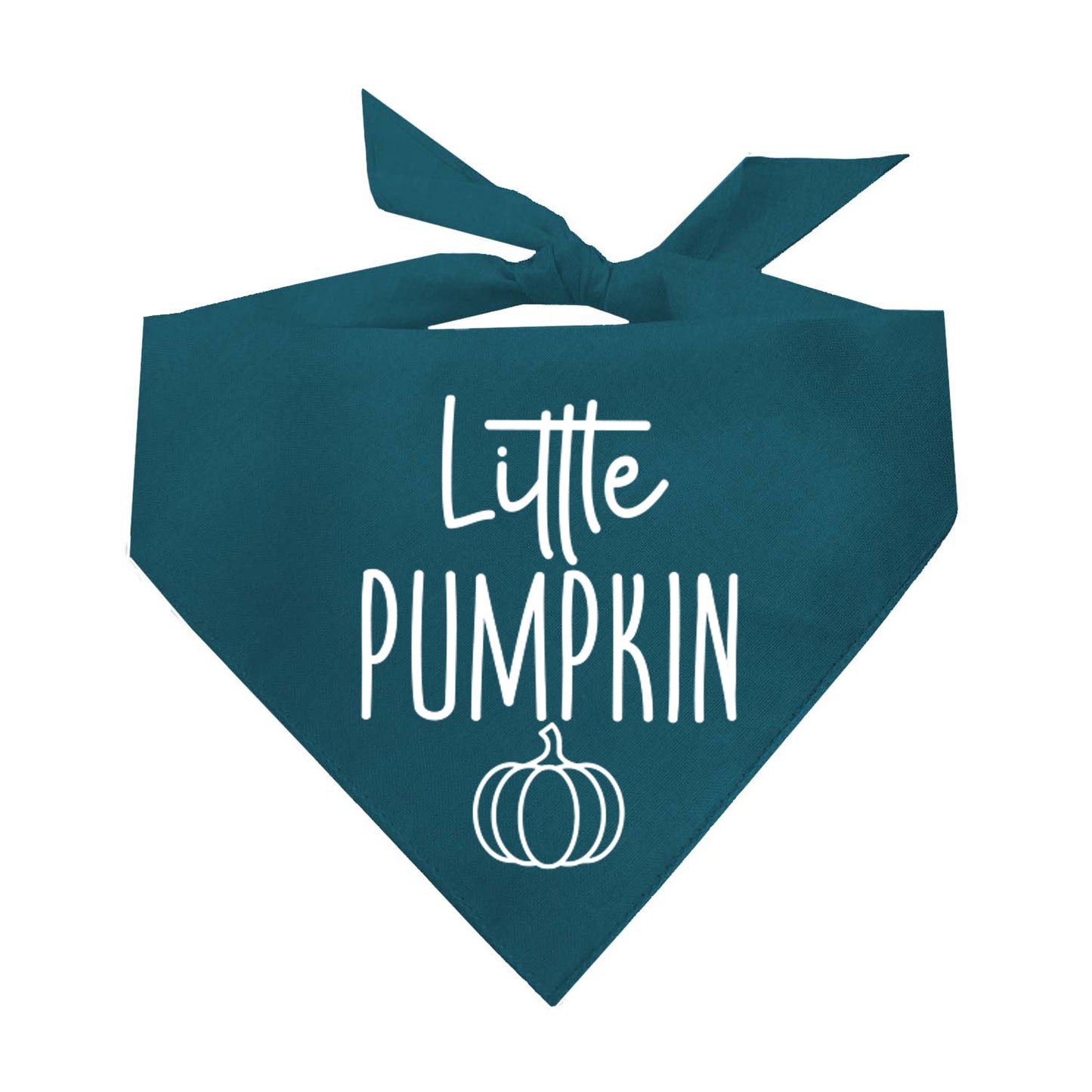 Little Pumpkin Fall Triangle Dog Bandana (Assorted Fall Colors)