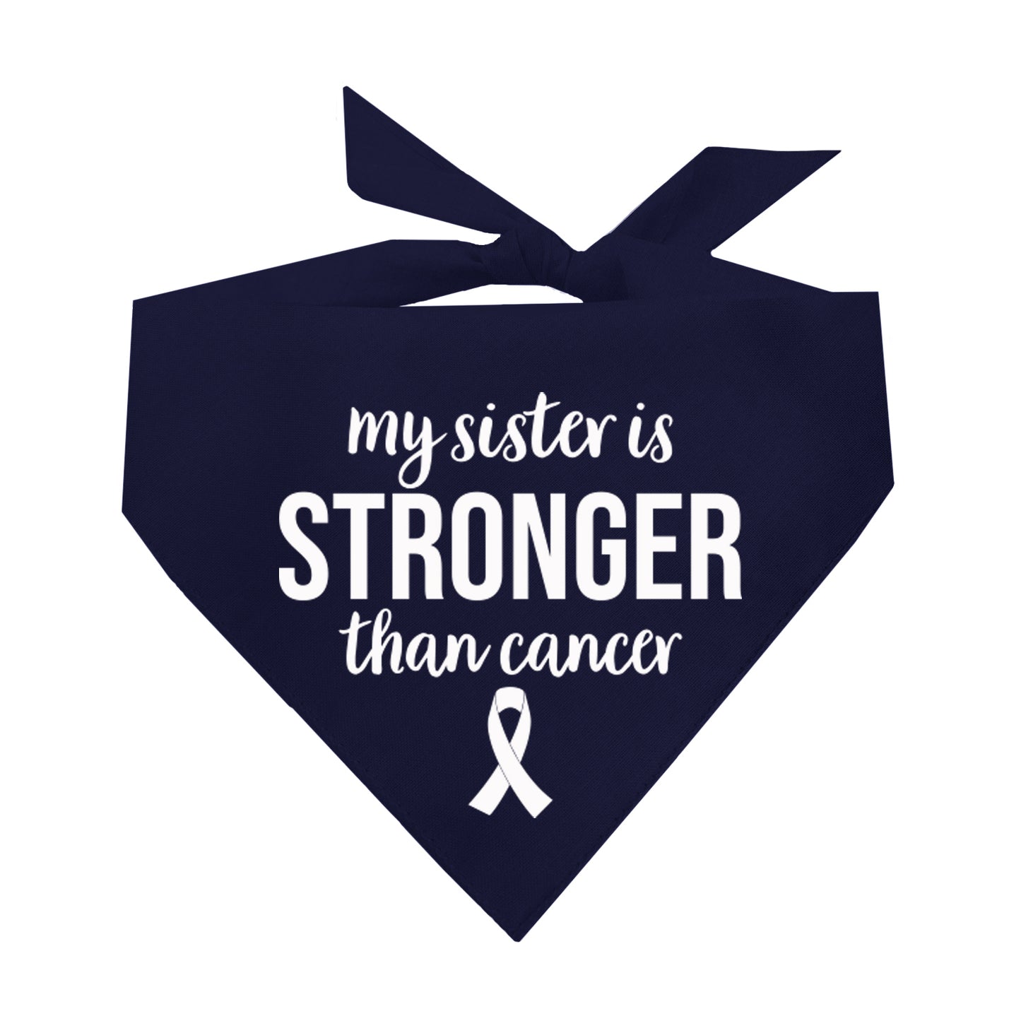 My Sister Is Stronger Than Cancer Dog Bandana