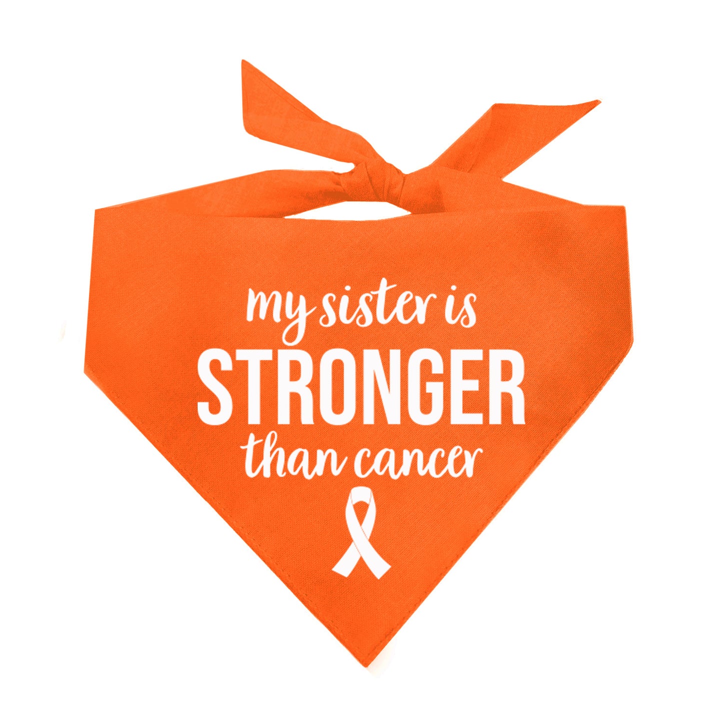 My Sister Is Stronger Than Cancer Dog Bandana