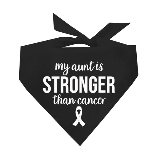 My Aunt Is Stronger Than Cancer Dog Bandana