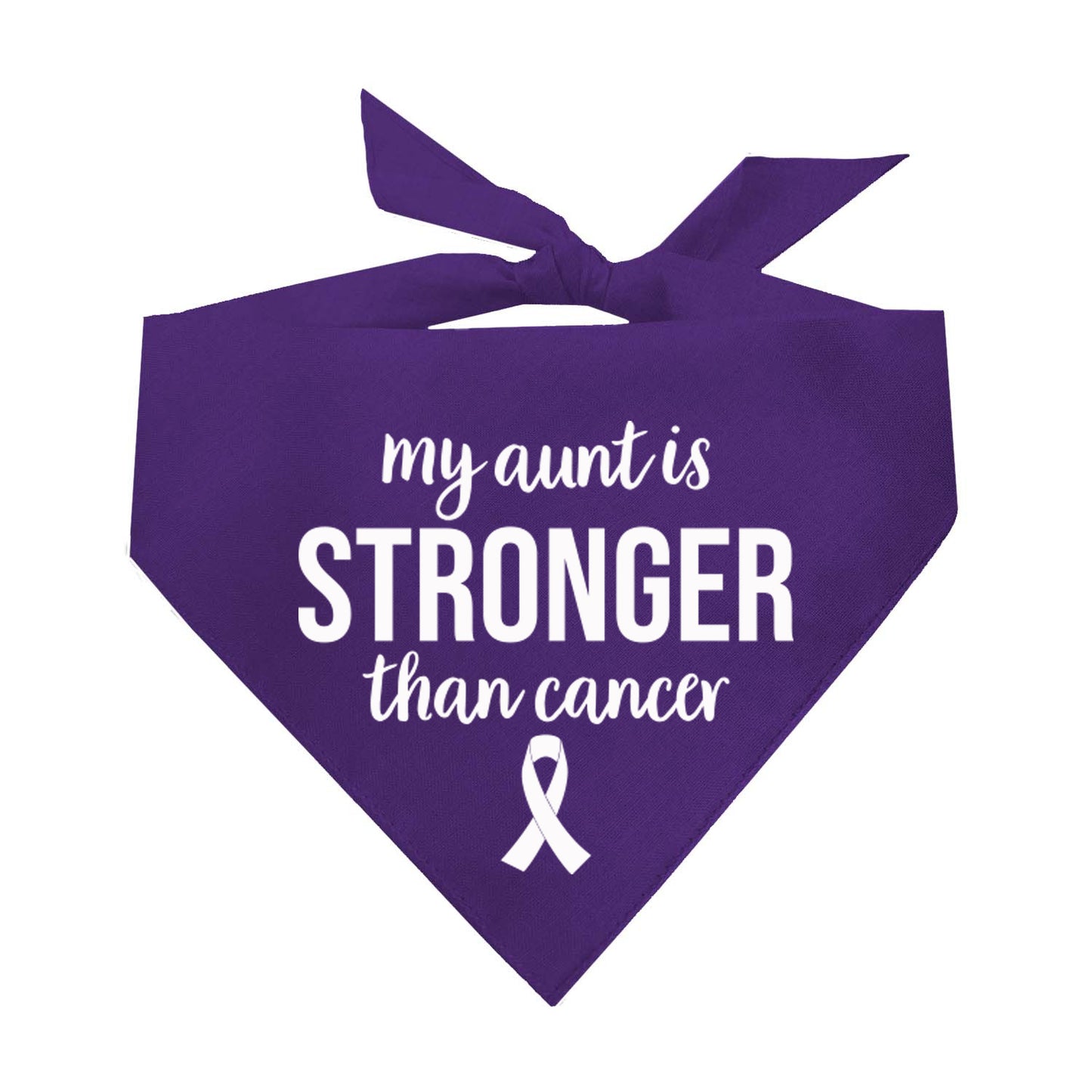 My Aunt Is Stronger Than Cancer Dog Bandana