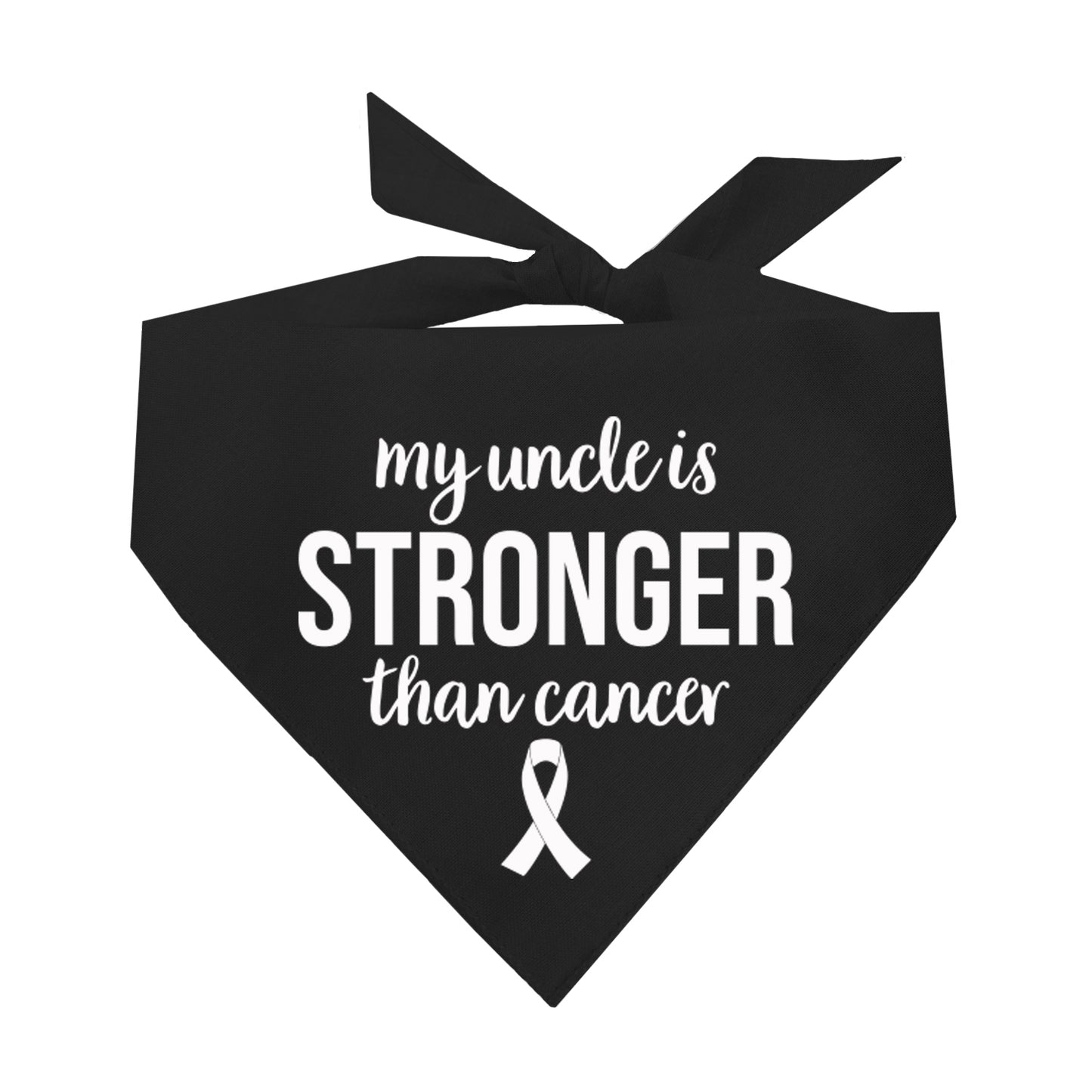 My Uncle Is Stronger Than Cancer Dog Bandana