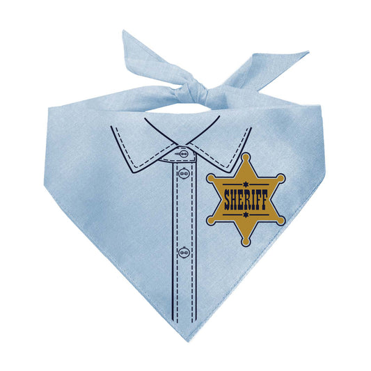 Sheriff Triangle Dog Bandana