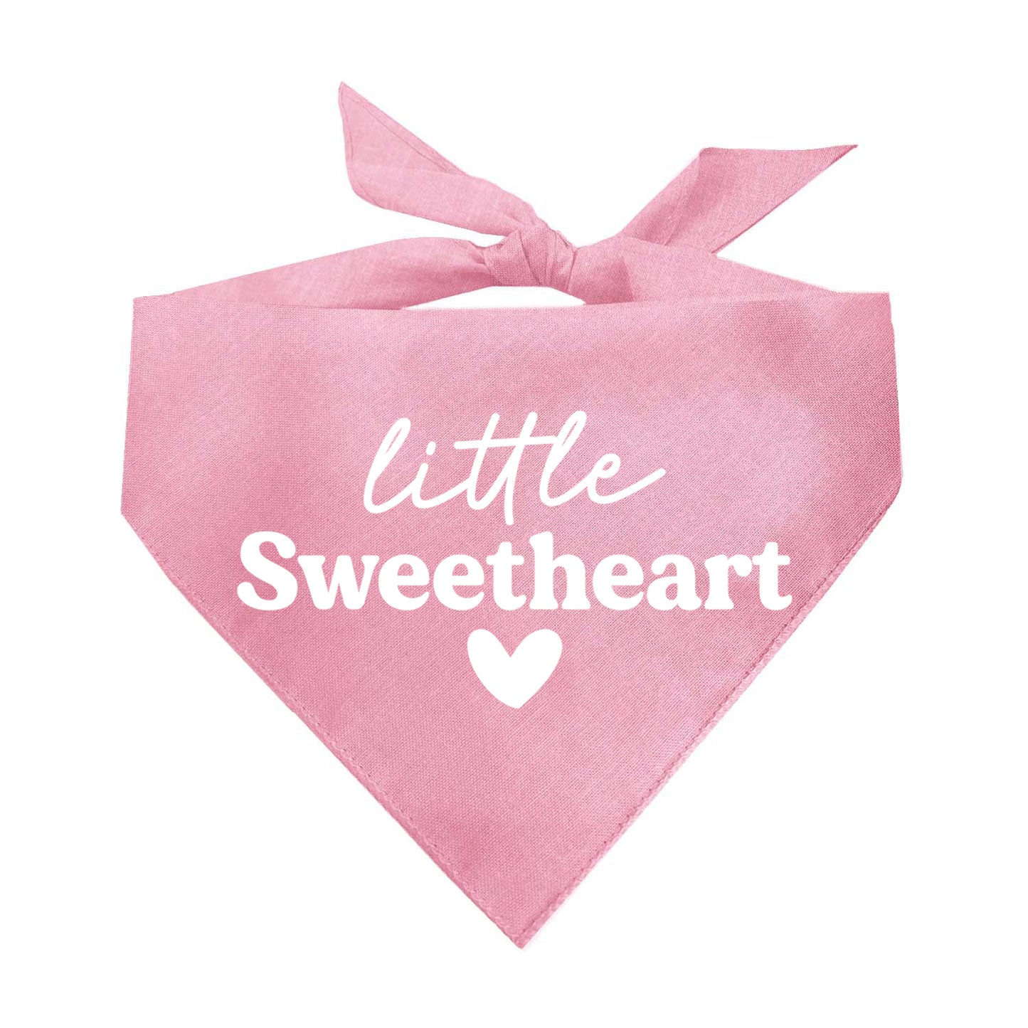 Little Sweetheart Valentine's Day Triangle Dog Bandana