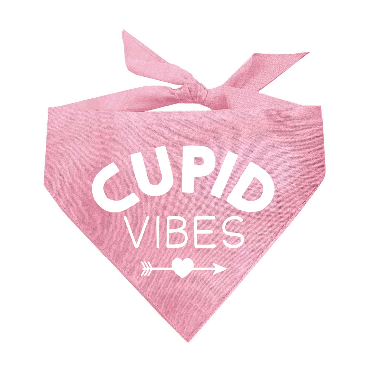 Cupid Vibes Valentine's Day Triangle Dog Bandana