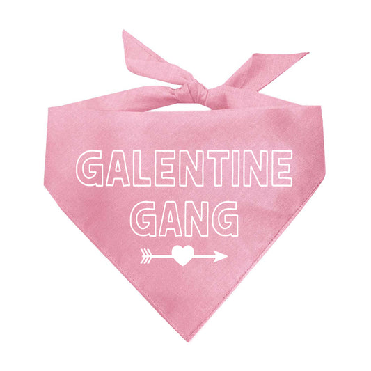 Galentine Gang Valentine's Day Triangle Dog Bandana