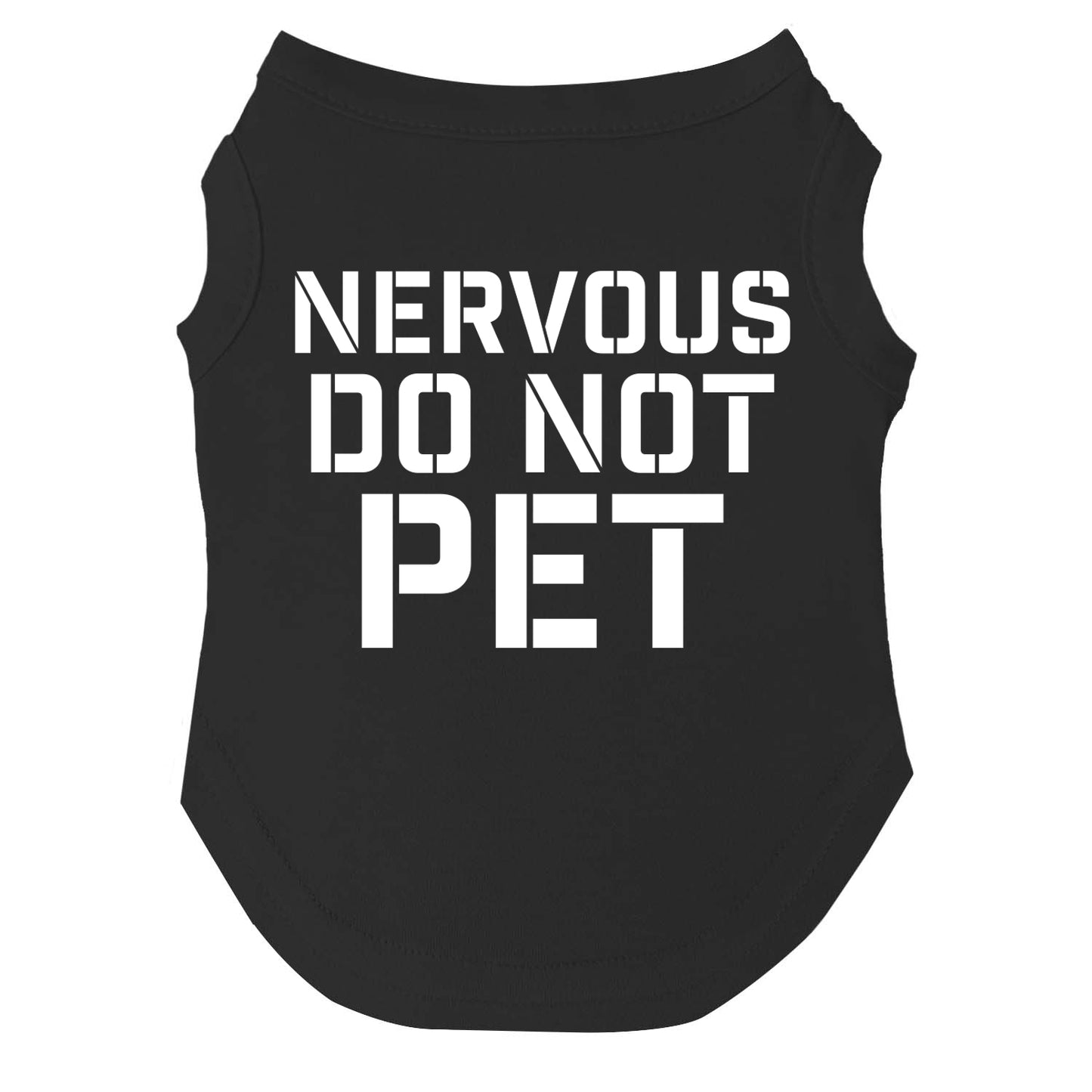 Nervous Do Not Pet Dog Tee