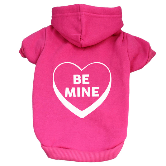 Be Mine Valentine's Day Dog Hoodie