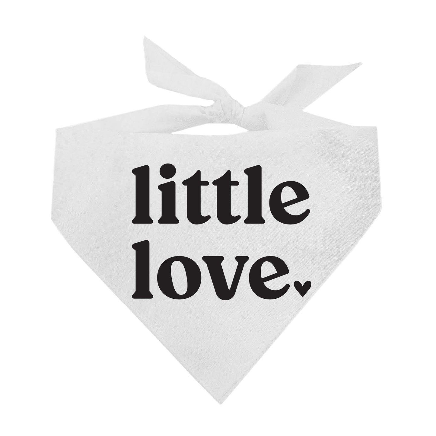 Little Love Valentine's Day Triangle Dog Bandana