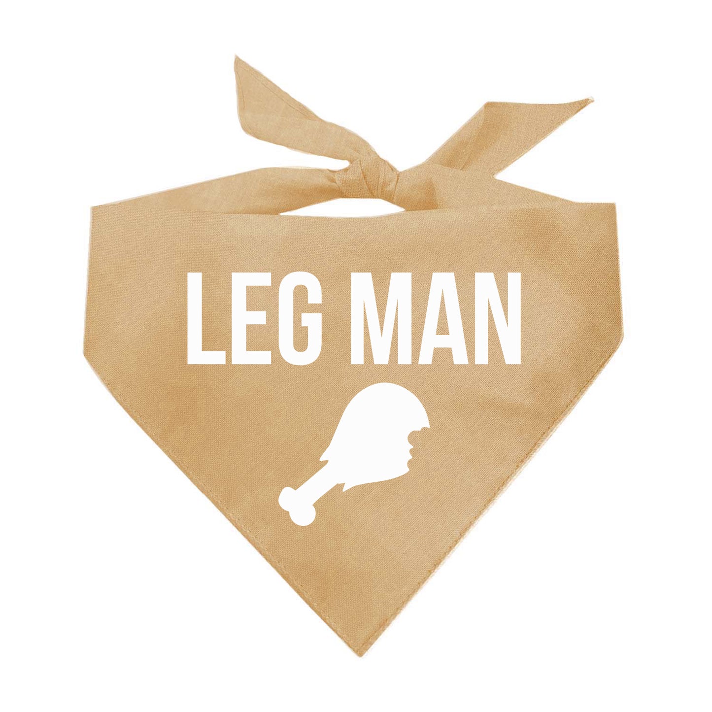 Leg Man Turkey Triangle Dog Bandana (Assorted Fall Colors)