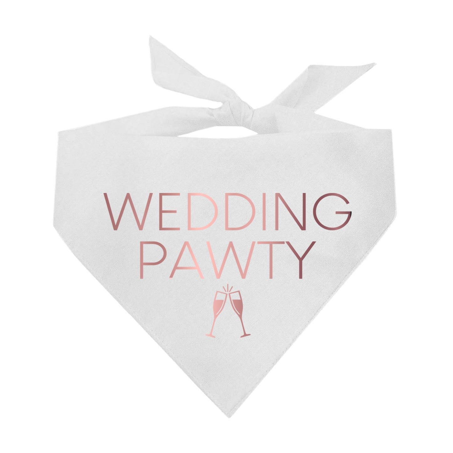 Wedding Pawty Metallic Dog Bandana