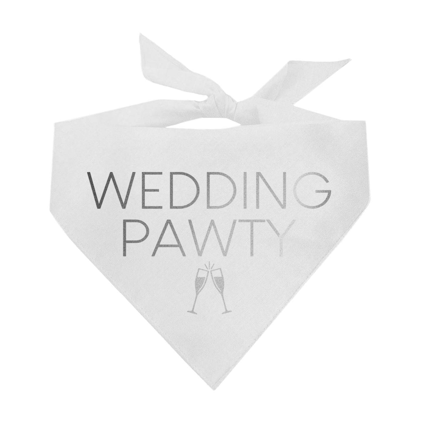 Wedding Pawty Metallic Dog Bandana