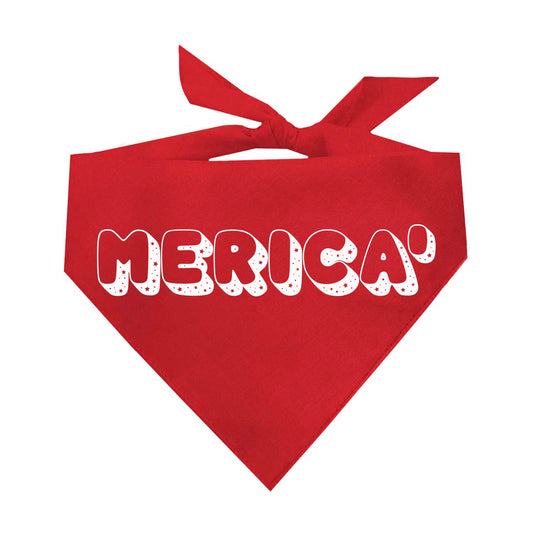 Merica' July 4th Triangle Dog Bandana