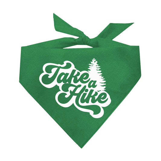 Take A Hike Triangle Dog Bandana (Assorted Colors)