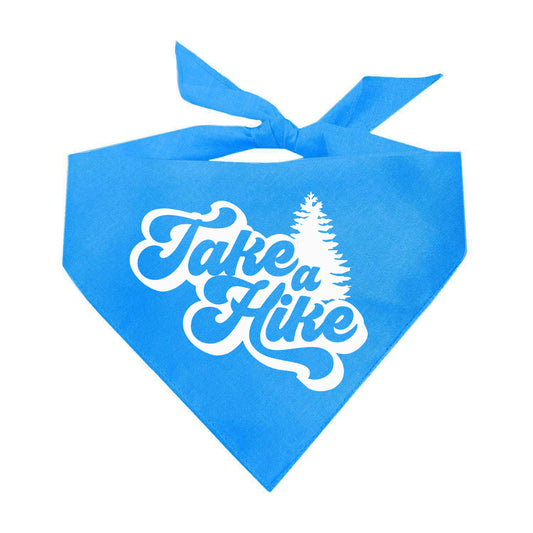 Take A Hike Triangle Dog Bandana (Assorted Colors)