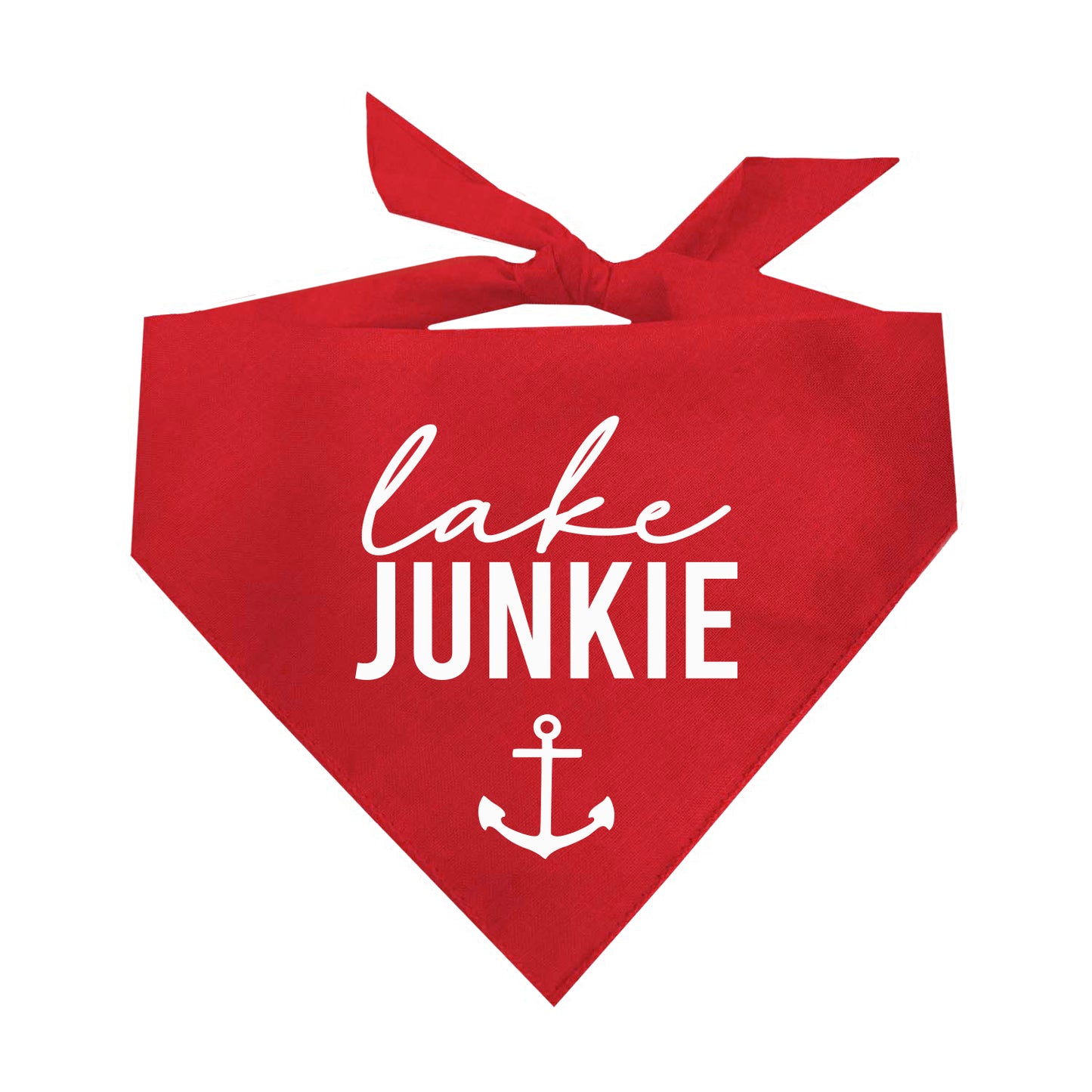 Lake Junkie Triangle Dog Bandana (Assorted Colors)