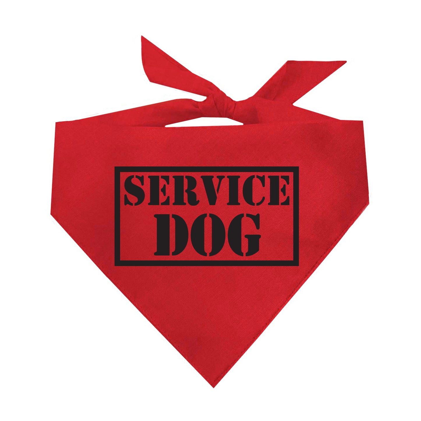 Service Dog Triangle Dog Bandana