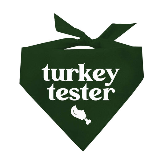Turkey Tester Fall Triangle Dog Bandana (Assorted Fall Colors)