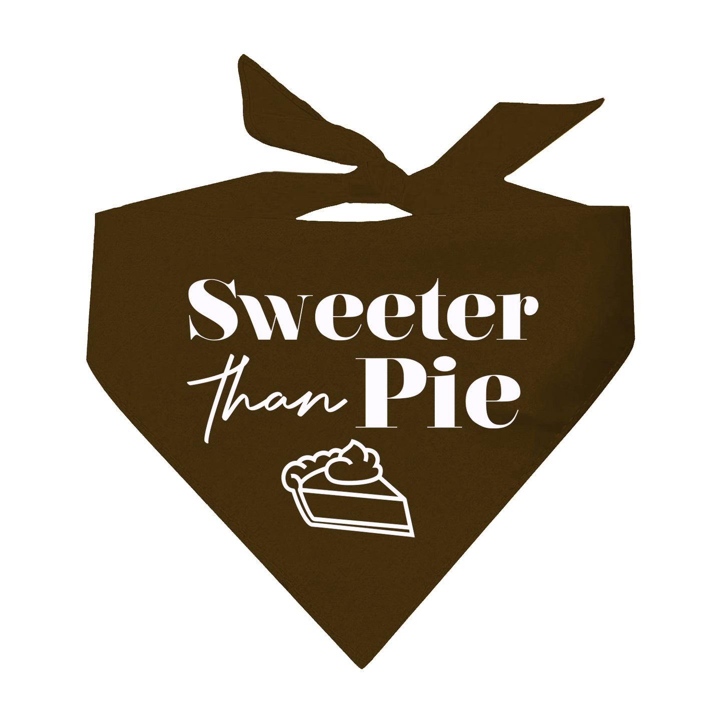 Sweeter Than Pie Fall Triangle Dog Bandana (Assorted Fall Colors)