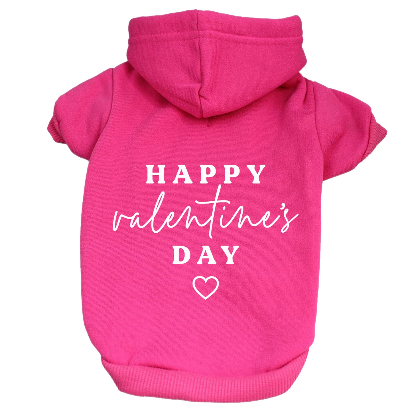 Happy Valentine's Day Valentine's Day Dog Hoodie