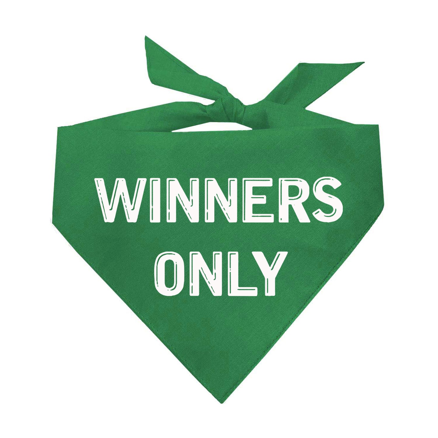 Winners Only Triangle Dog Bandana