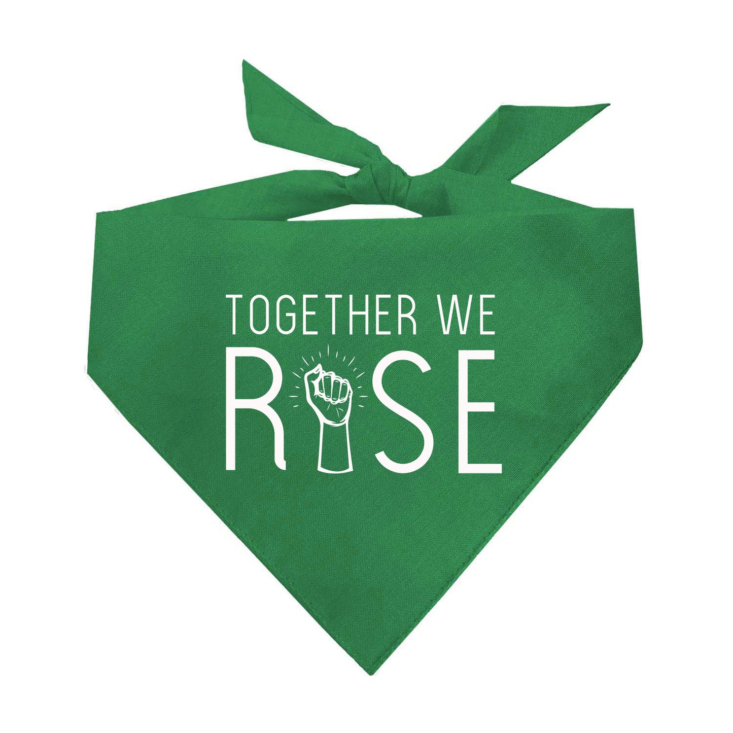 Together We Rise Triangle Dog Bandana