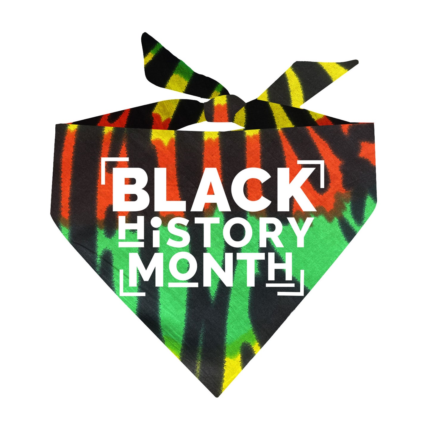 Black History Month Triangle Dog Bandana