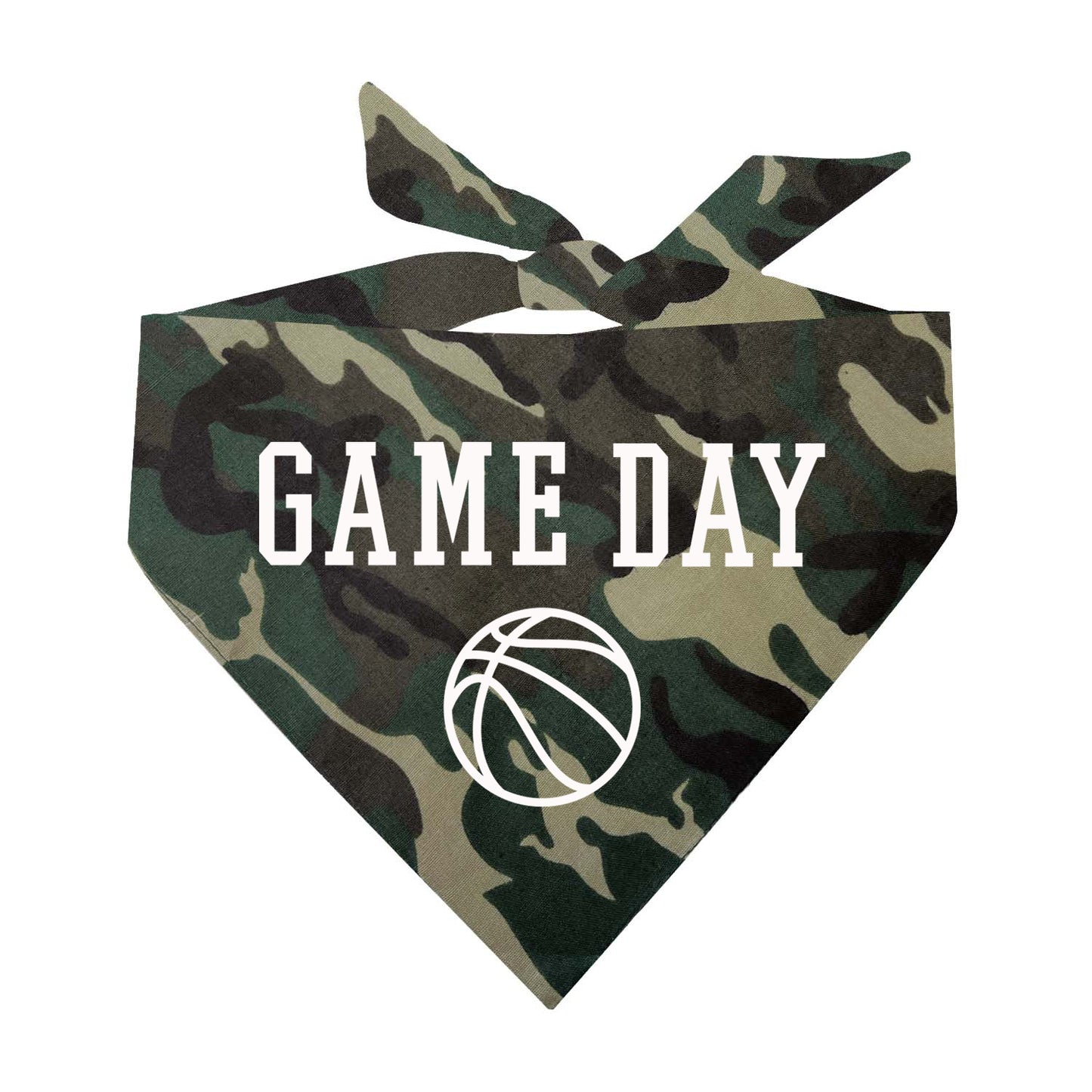 Game Day -Basketball Triangle Dog Bandana