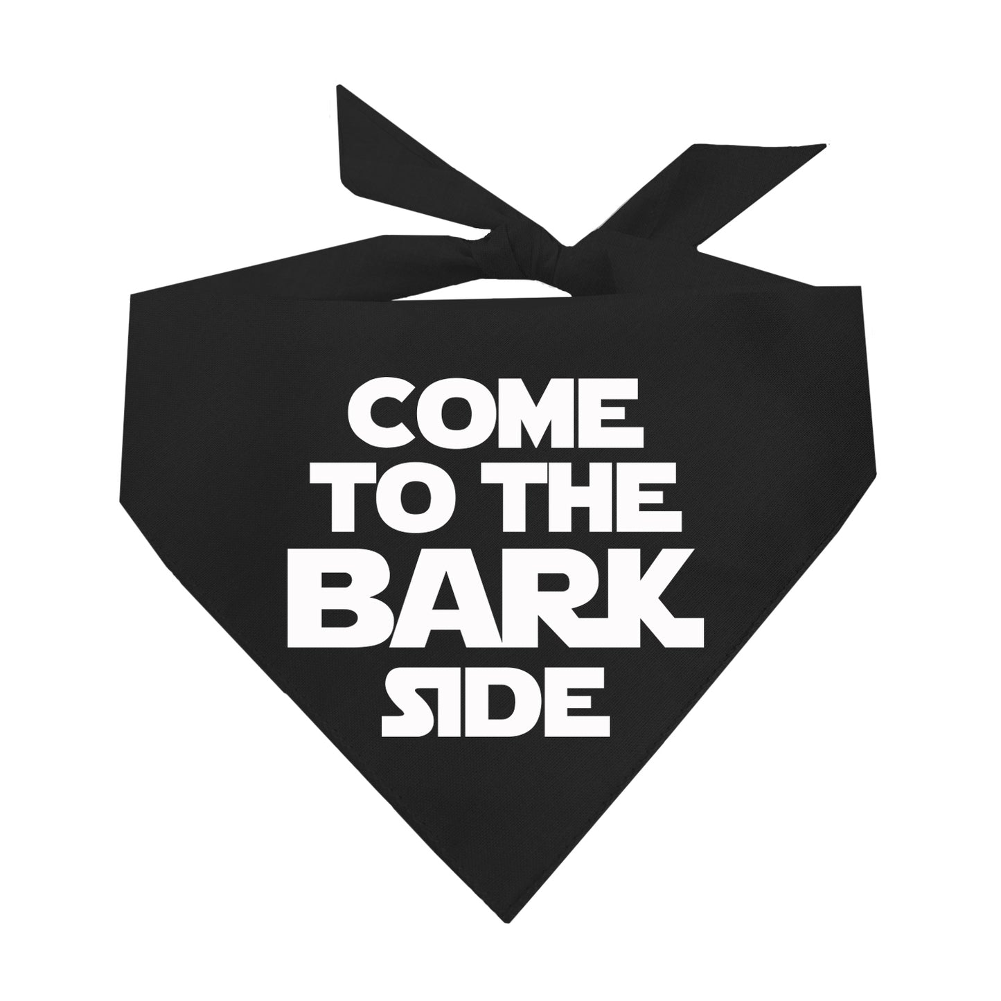 Come To The Bark Side Triangle Dog Bandana