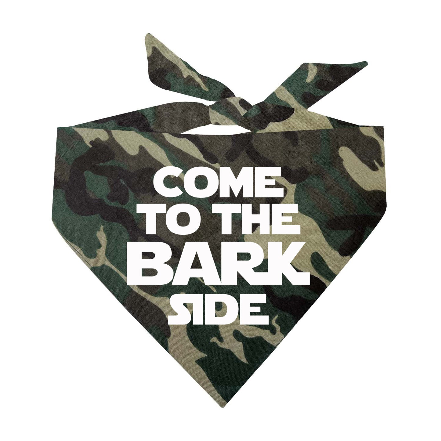 Come To The Bark Side Triangle Dog Bandana