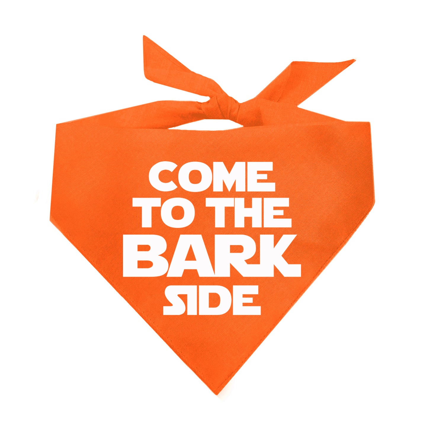 Come To The Bark Side Triangle Dog Bandana