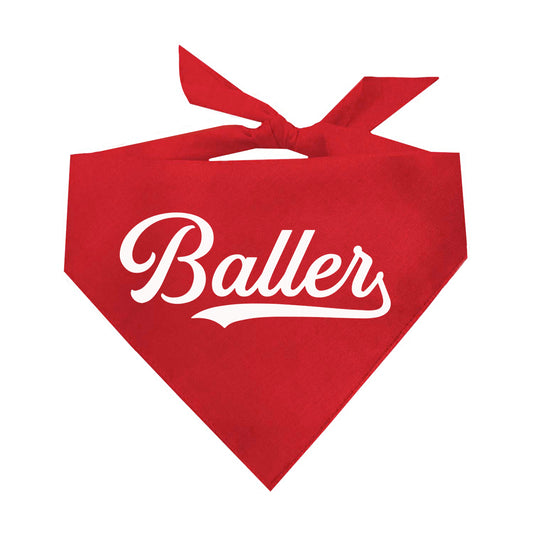 Baller Basketball Triangle Dog Bandana