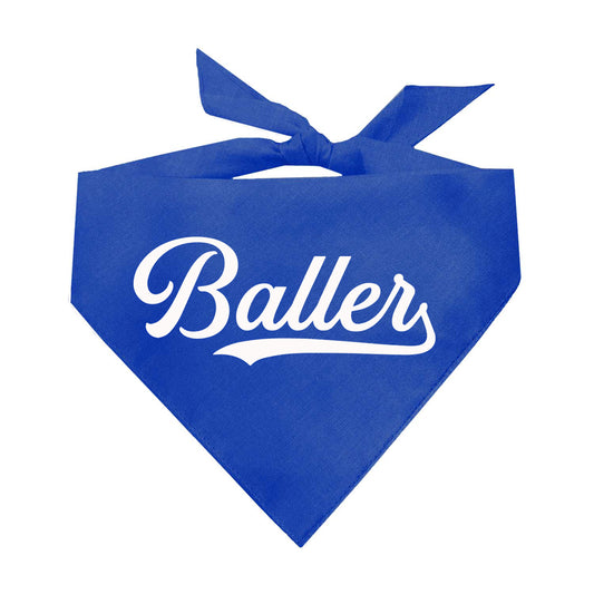 Baller Basketball Triangle Dog Bandana