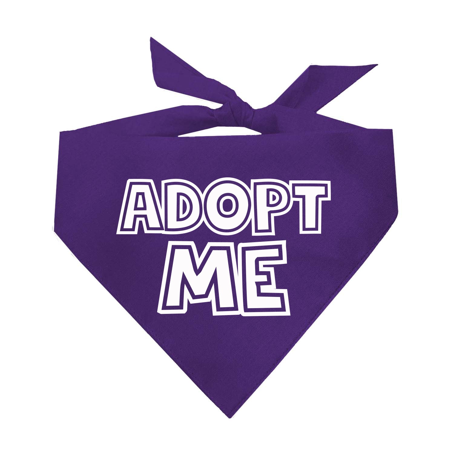 Adopt Me Heart Paw Triangle Dog Bandana (Assorted Colors) – Tees And Tails