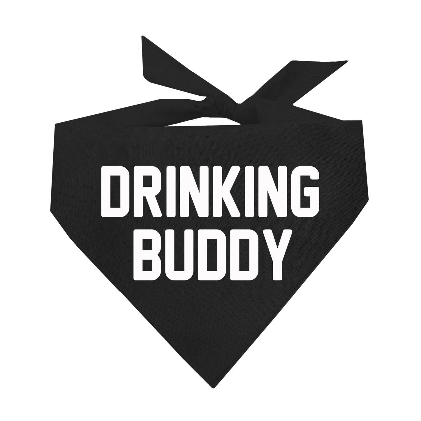 Drinking Buddy Triangle Dog Bandana