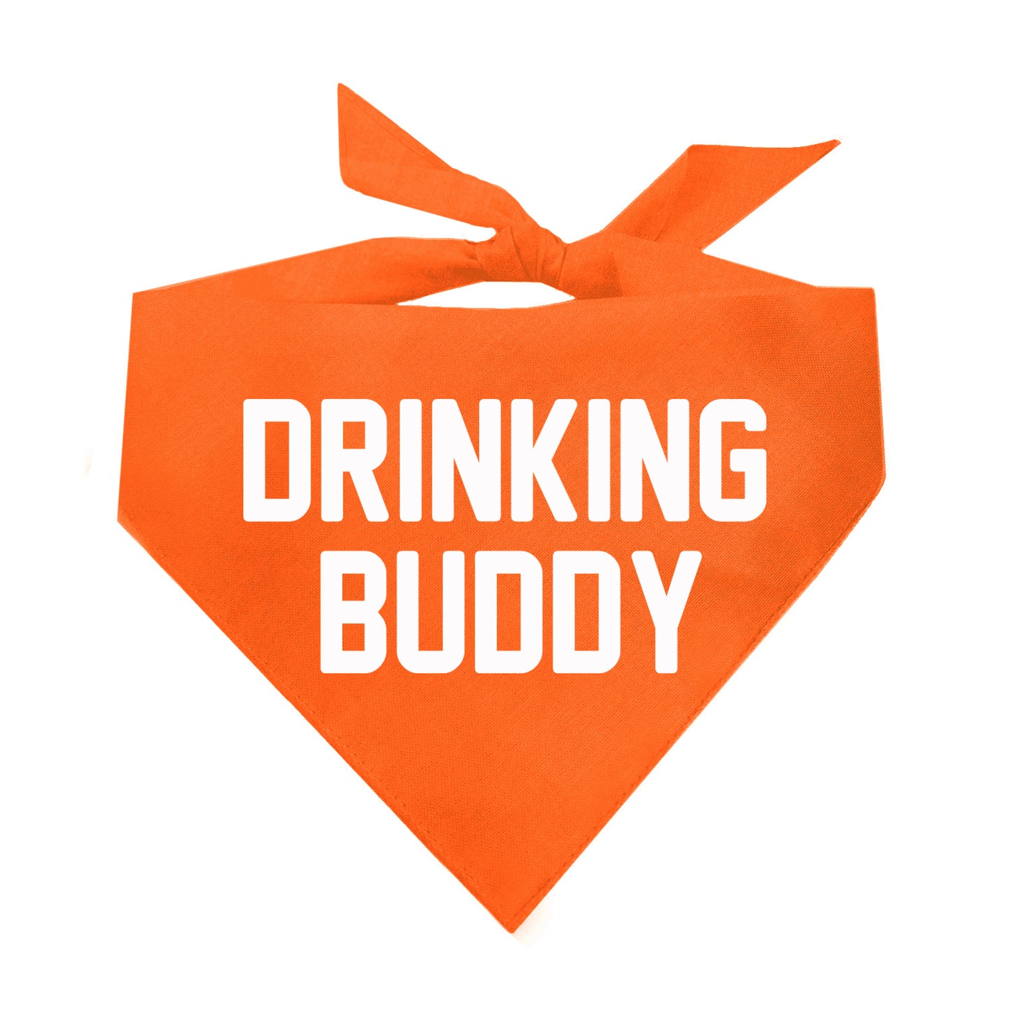 Drinking Buddy Triangle Dog Bandana