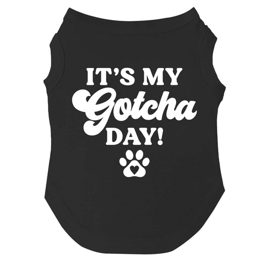 It's My Gotcha Day Heart Paw Dog Tee