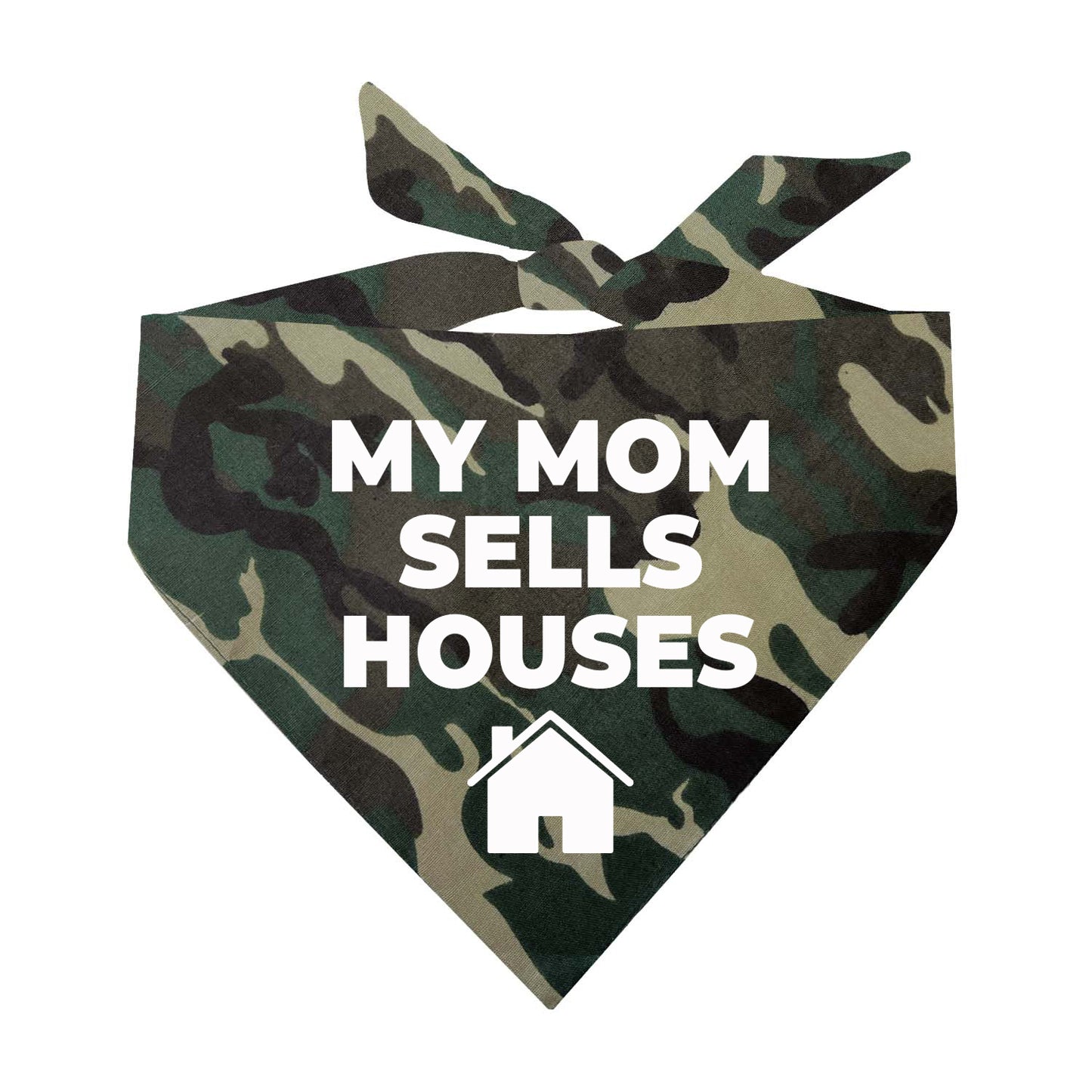 My Mom Sells Houses Triangle Dog Bandana