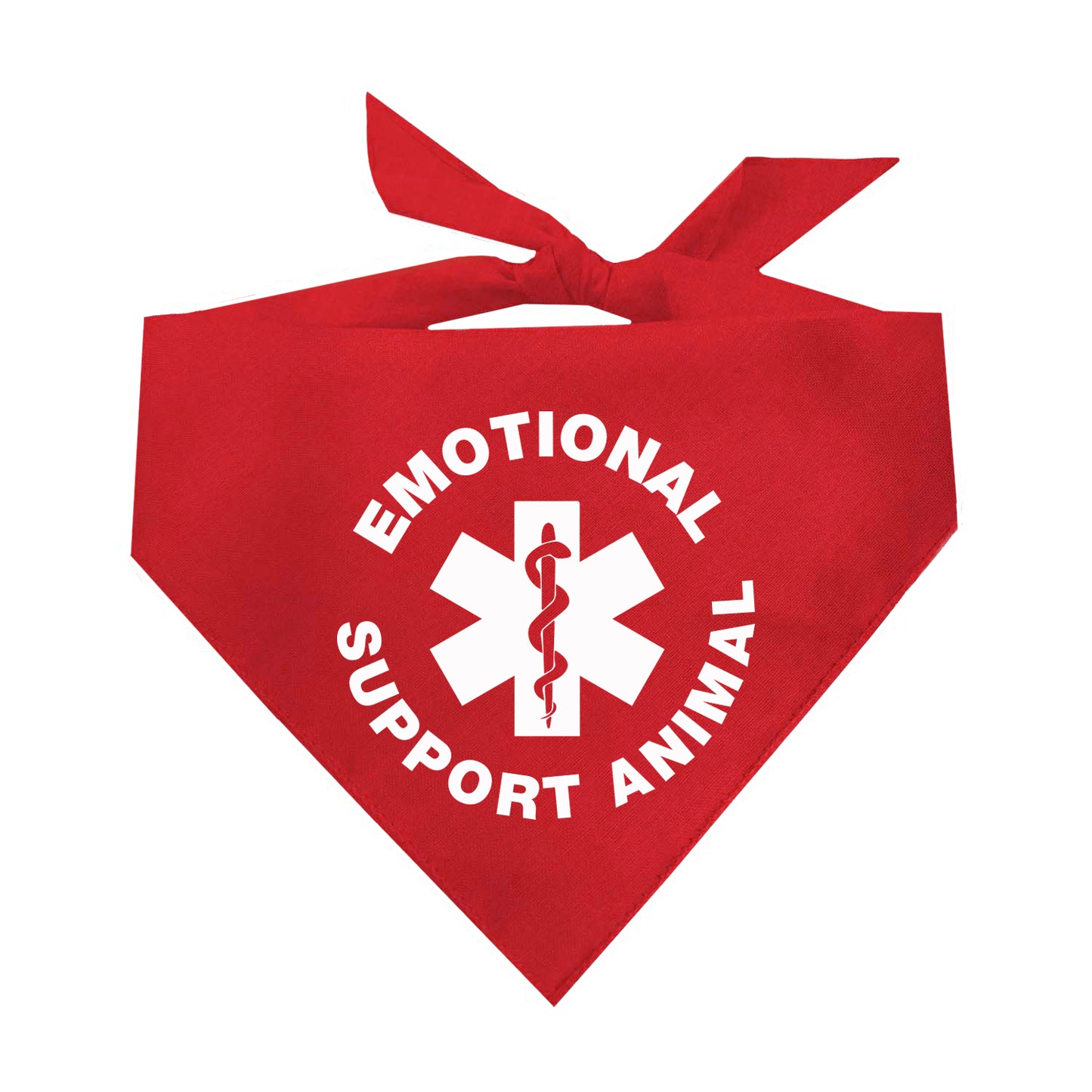 Emotional Support Animal Triangle Dog Bandana