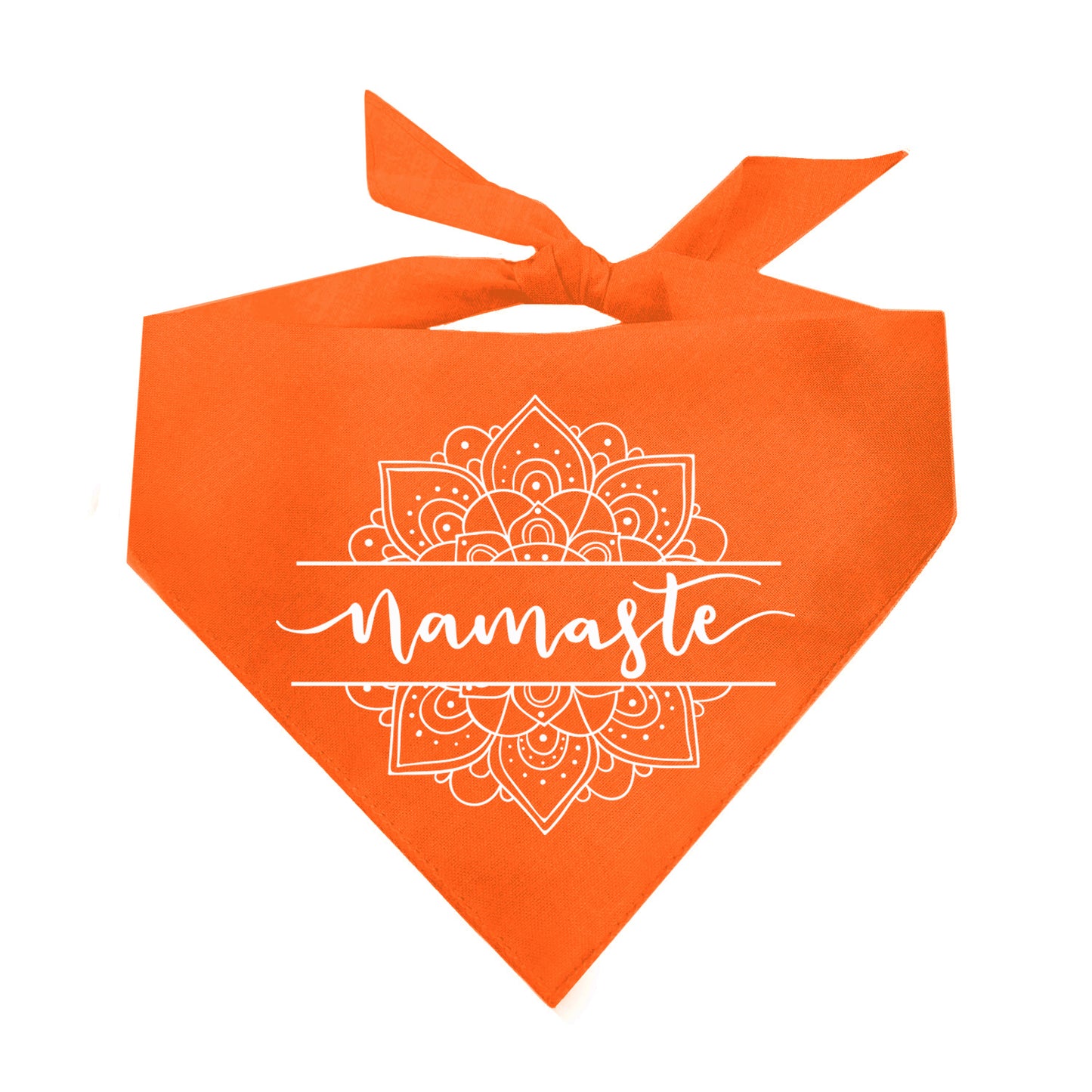 Namaste Mandala Triangle Dog Bandana