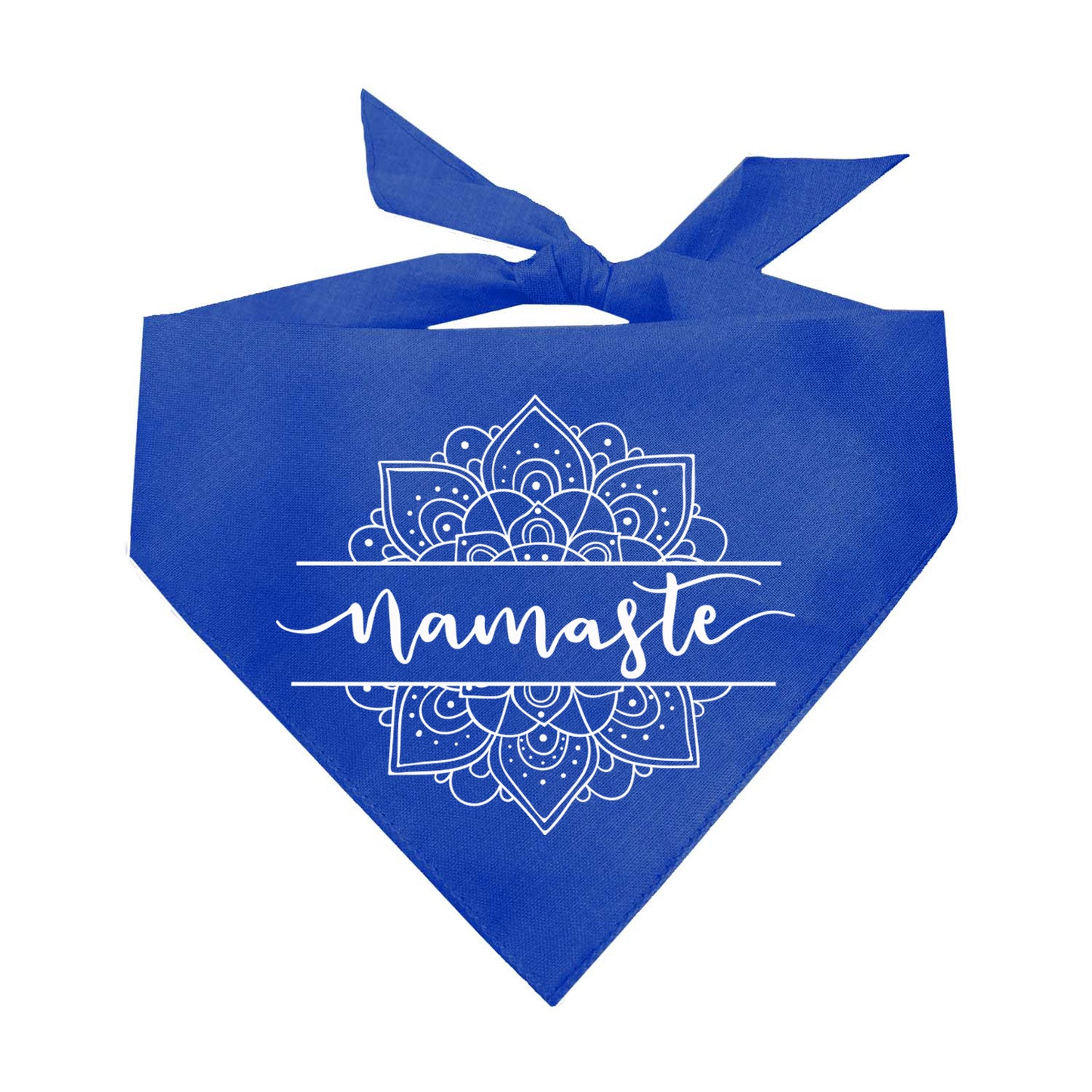 Namaste Mandala Triangle Dog Bandana