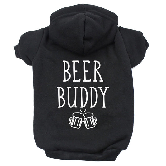 Beer Buddy Dog Hoodie