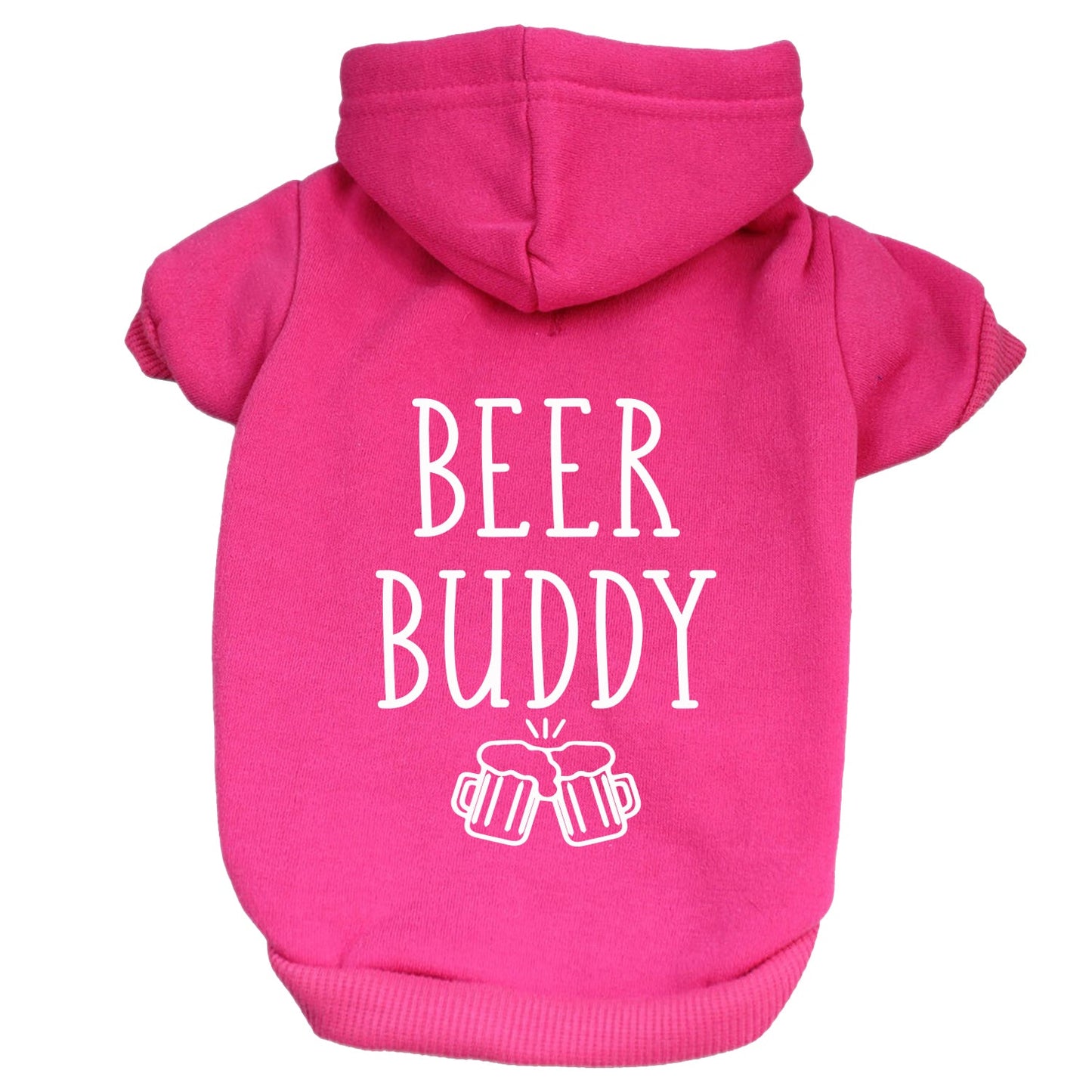 Beer Buddy Dog Hoodie