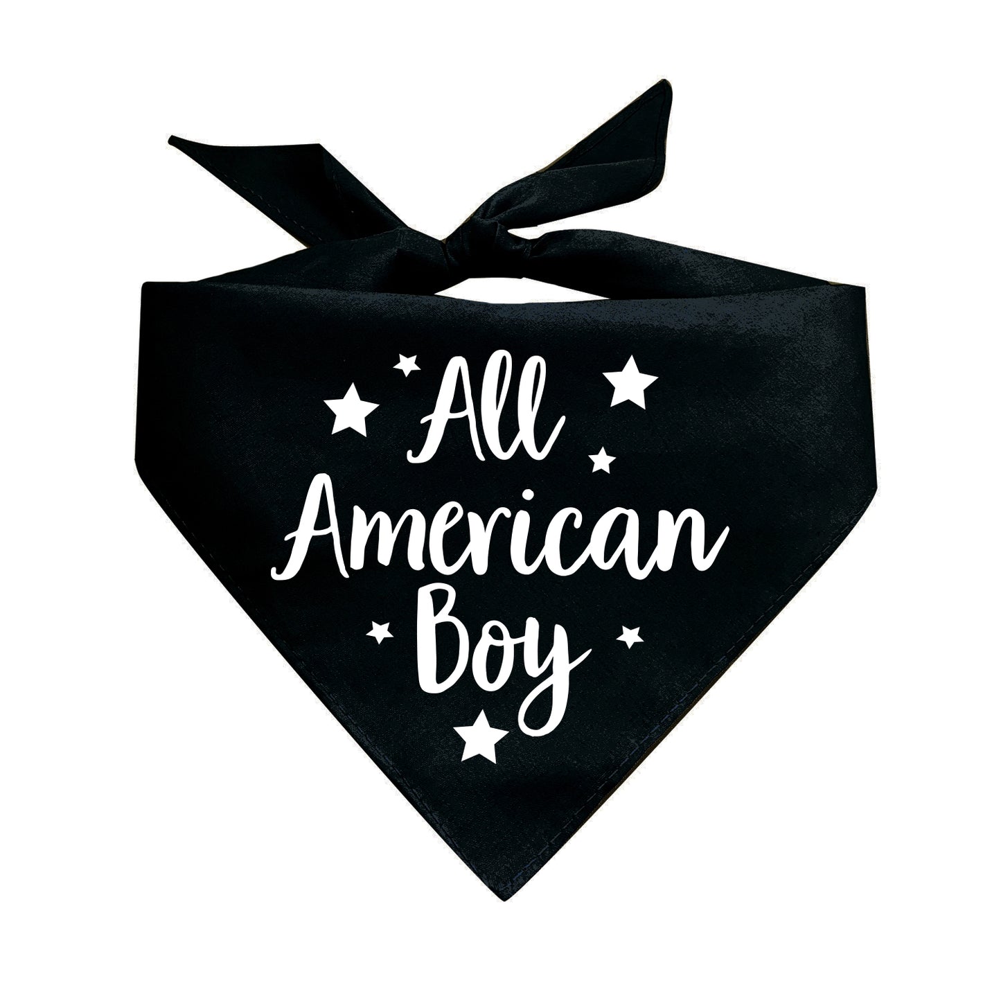 All American Boy Triangle Dog Bandana