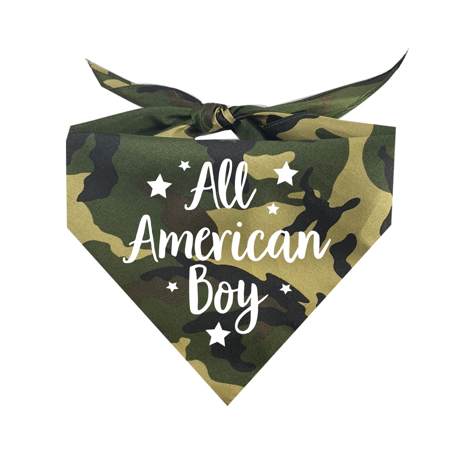 All American Boy Triangle Dog Bandana