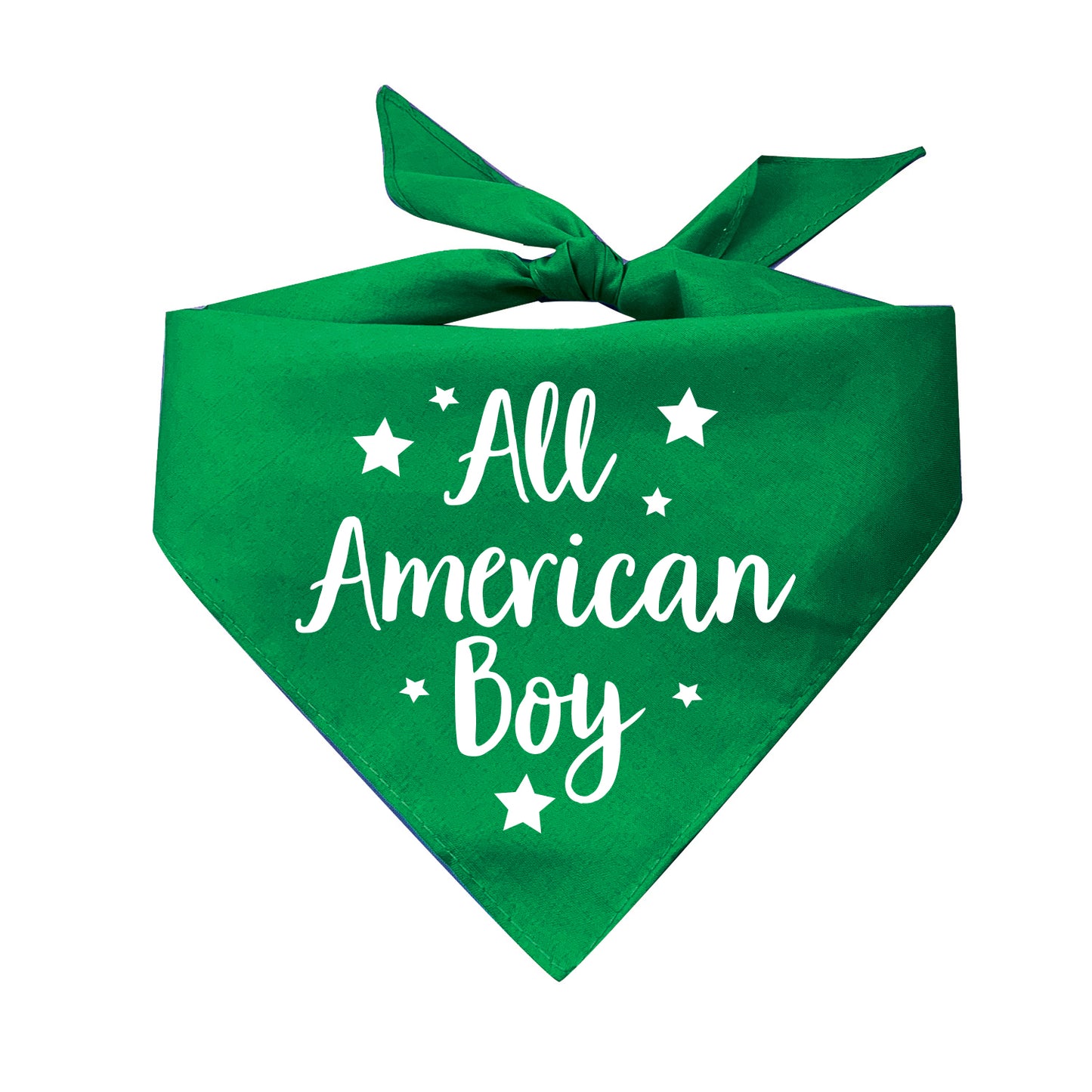 All American Boy Triangle Dog Bandana