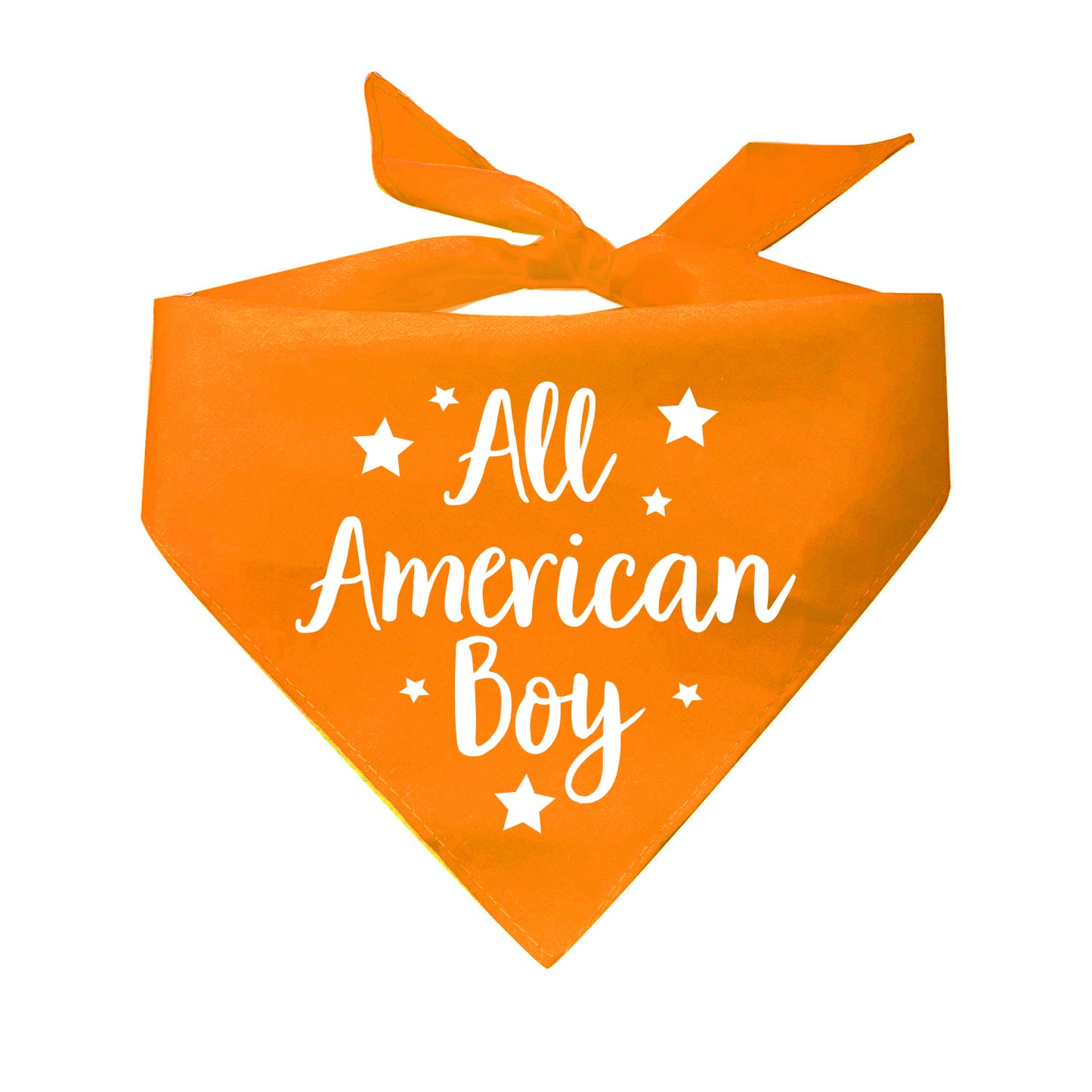 All American Boy Triangle Dog Bandana