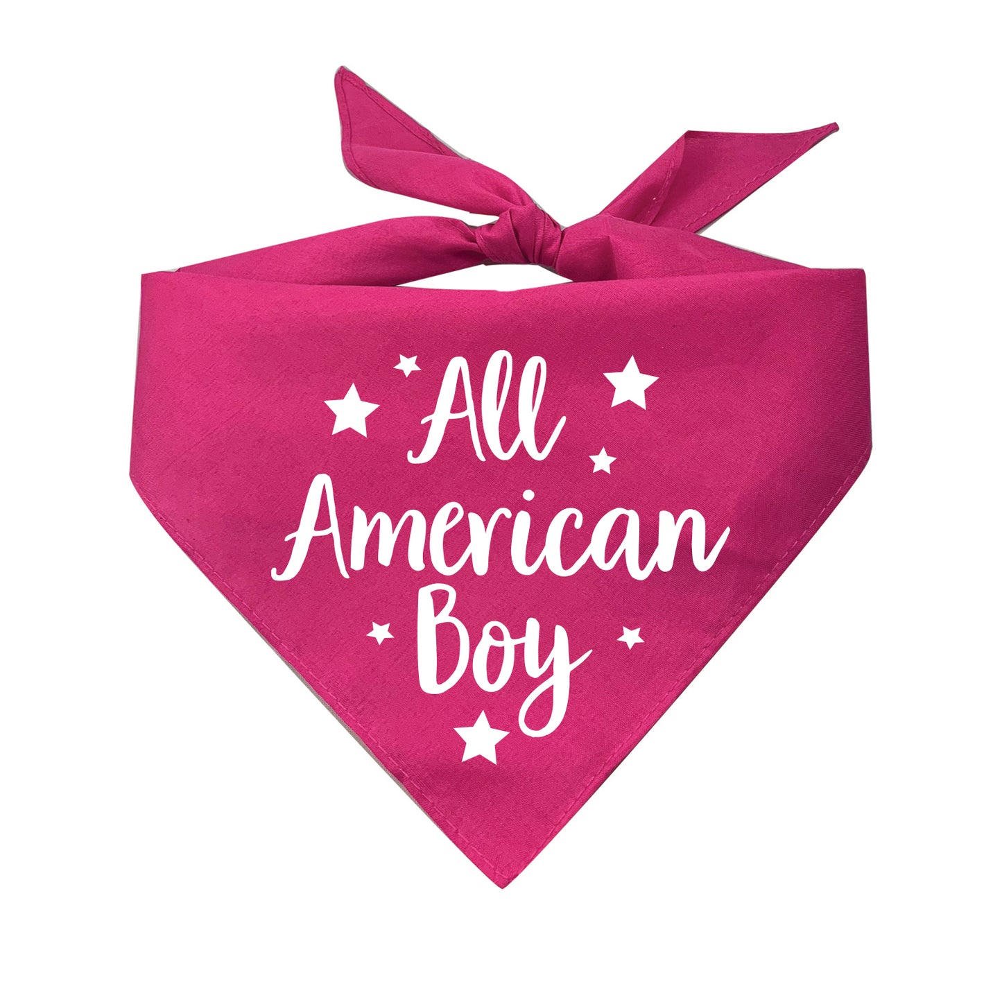 All American Boy Triangle Dog Bandana