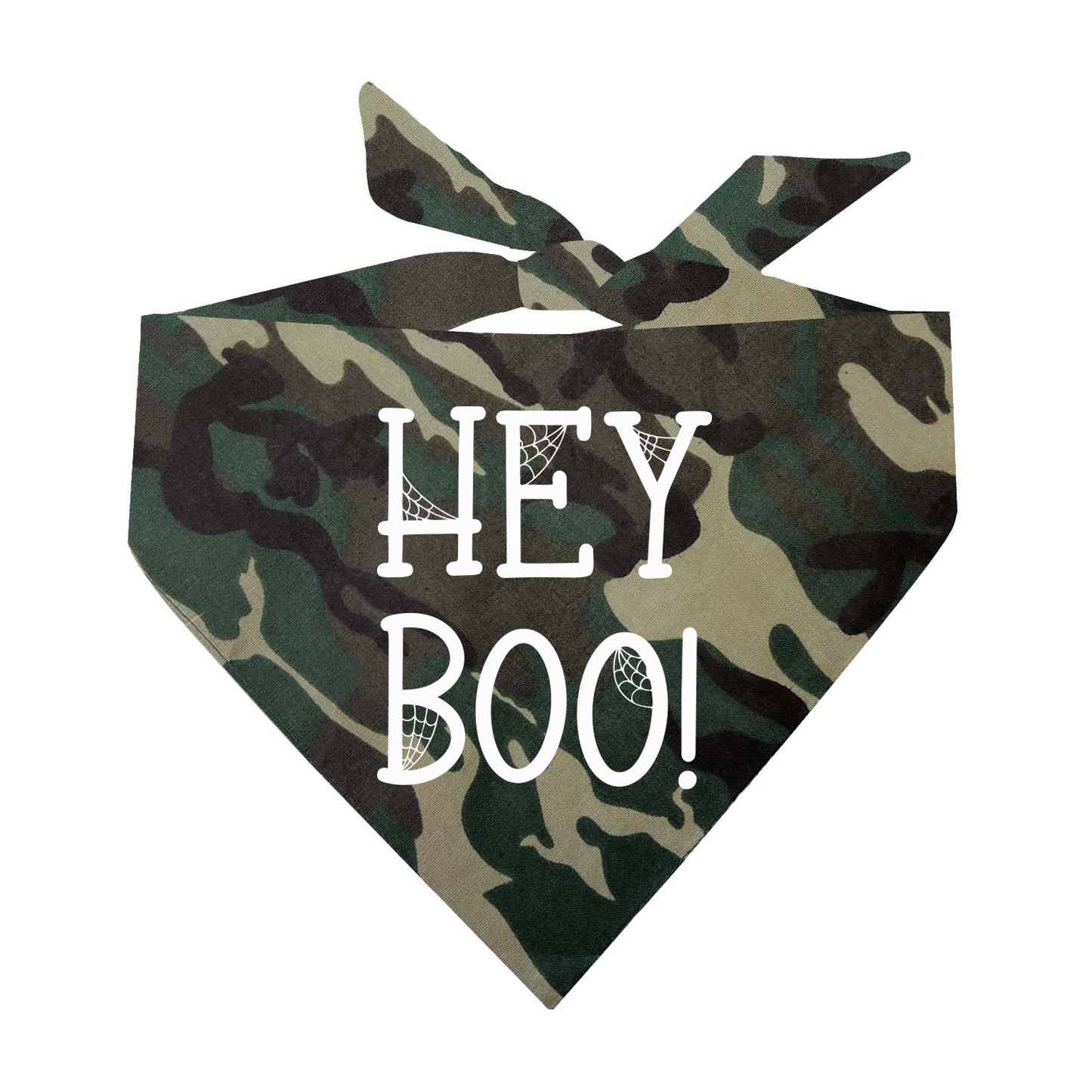 Hey Boo! Halloween Triangle Dog Bandana