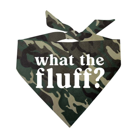 What The Fluff? Triangle Dog Bandana